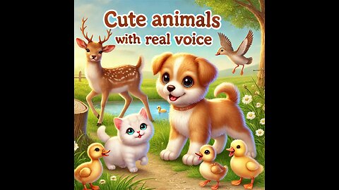 Cute Animals with original sound