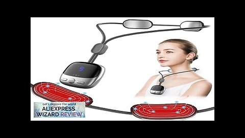 Smart Hanging Neck Massager EMS Muscle Massager Portable Hot Compress Neck Review