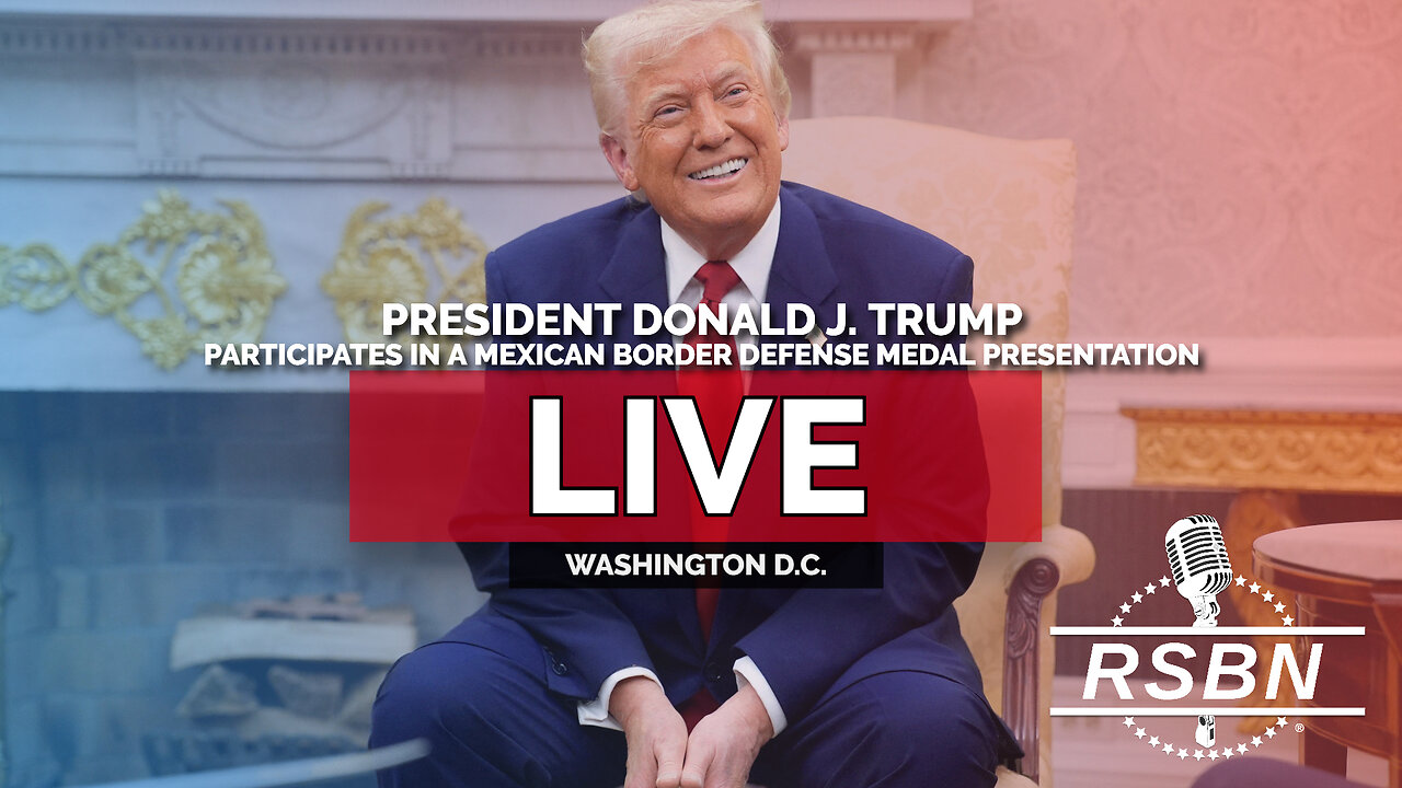LIVE REPLAY: President Trump Participates in a Mexican Border Defense Medal Presentation - 12/15/25