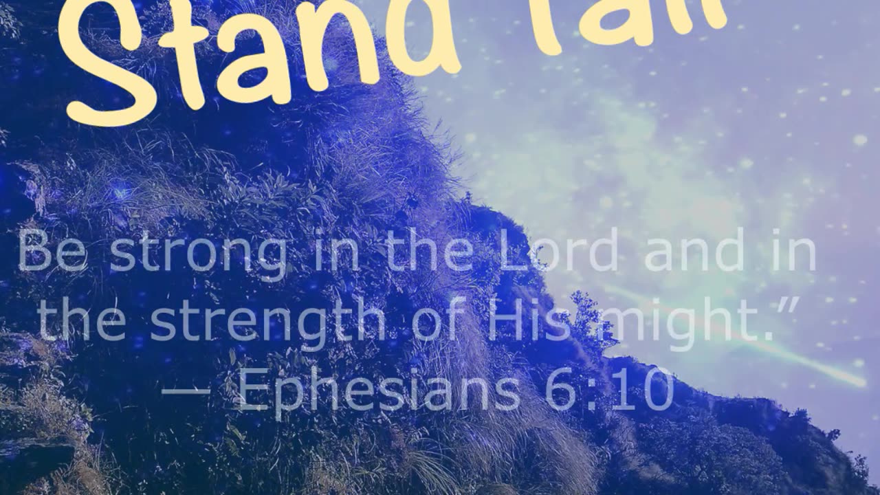In the face of Violence, fear and confusion - Stand Tall -