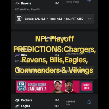 NFL Playoffs Predictions