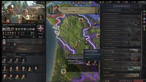 The Humble Beginnings of TRUMP EP 16 Crusader Kings III (Adventure Playthrough)