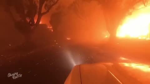 Driving Through LA's Worst Fire | LOS ANGELES, CA