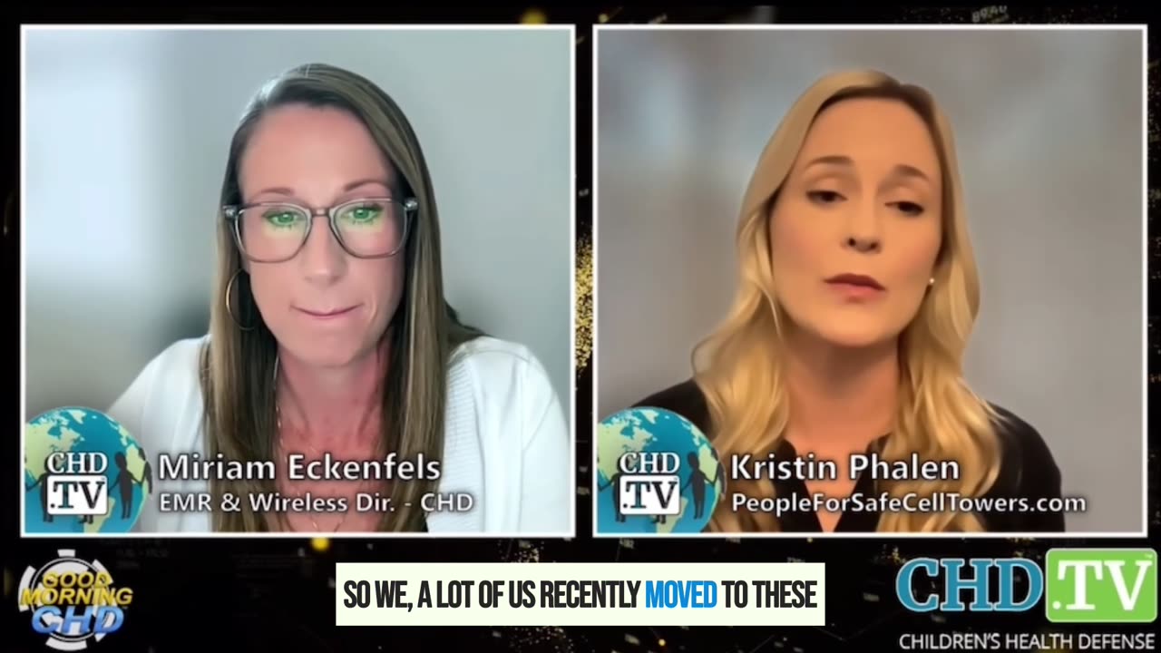 Children forced to live near cell tower.