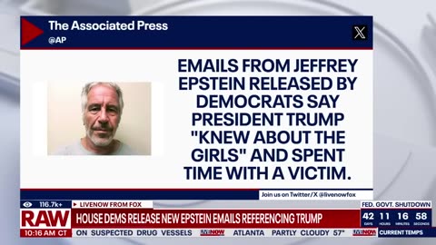 BREAKING: Epstein email released referencing Trump, "he knew"