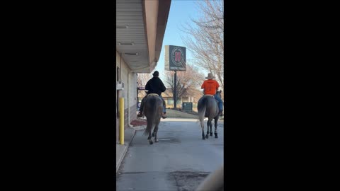 Cowboys Order Drive-Thru