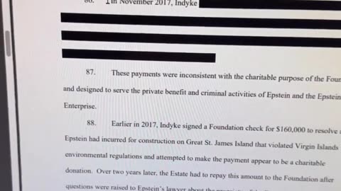 THE REDACTED EPSTEIN FILES RELEASE 🗄 ARE NOT QUITE REDACTED