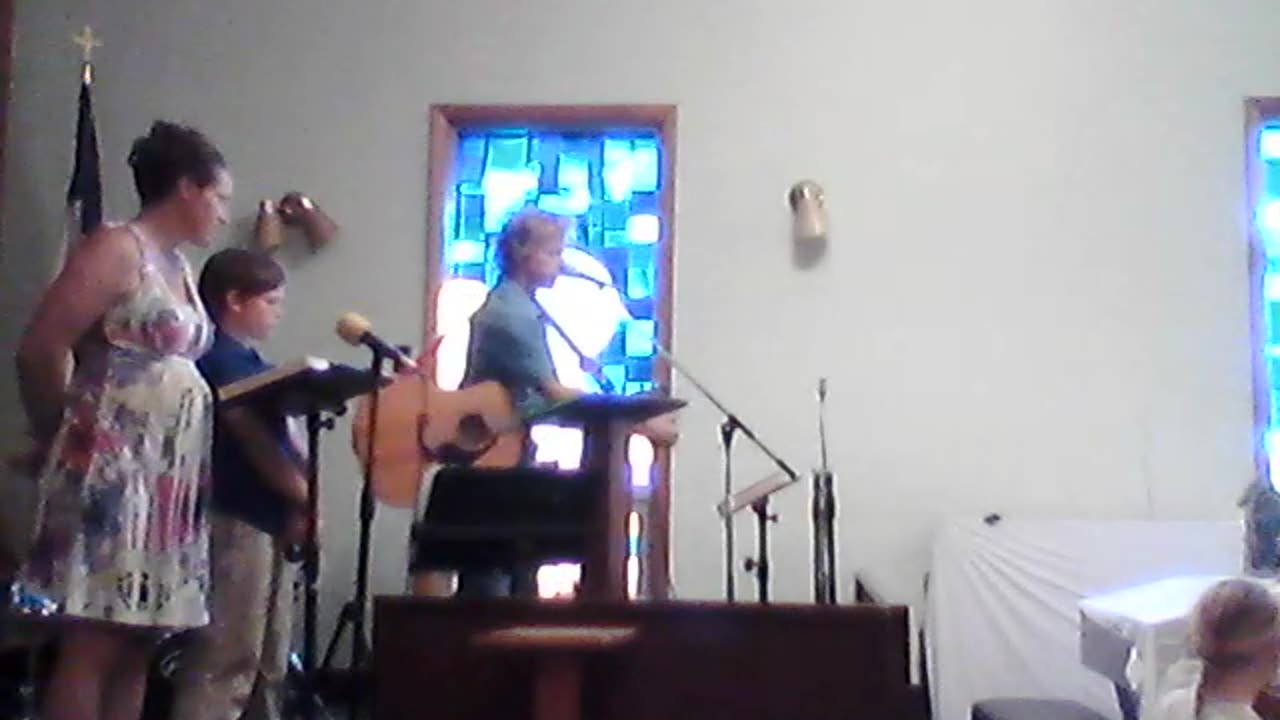 Sunday morning worship