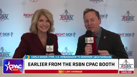 WATCH: Former U.S. Ambassador Carla Sands' Full Interview with RSBN's Robert McNeilly at CPAC 2025