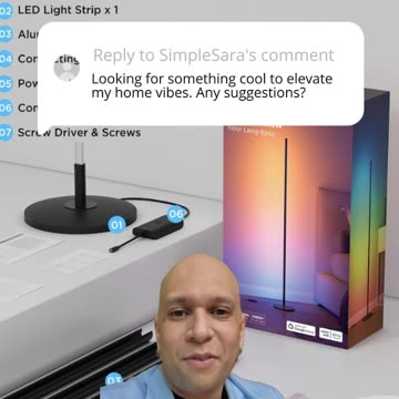 Govee RGBIC Floor Lamp, LED