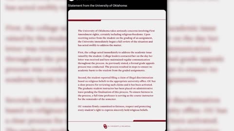 Christian Student Sparks University Controversy