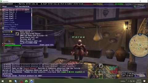 Playing Final Fantasy XI Online