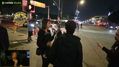 No Kings after dark Live feed LA Dispersal order given