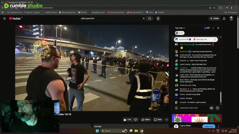No Kings after dark Live feed LA Dispersal order given