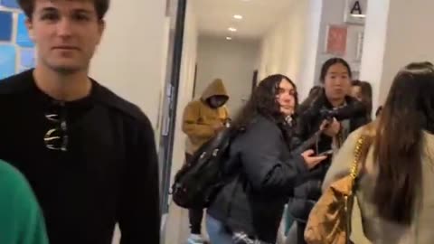 Pro-Hamas protesters have taken over Milstein Library at Barnard College in NYC.