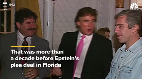 NBC archive footage shows Trump partying with Jeffrey Epstein in 1992