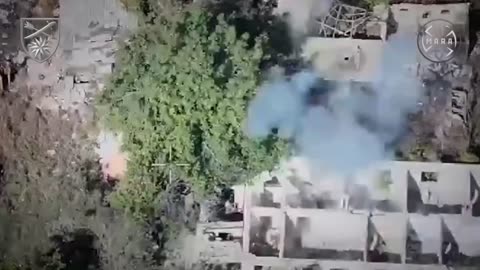 Ukrainian Drone Observes Russian Soldier Stealing Food and Gives Away Location While Doing So