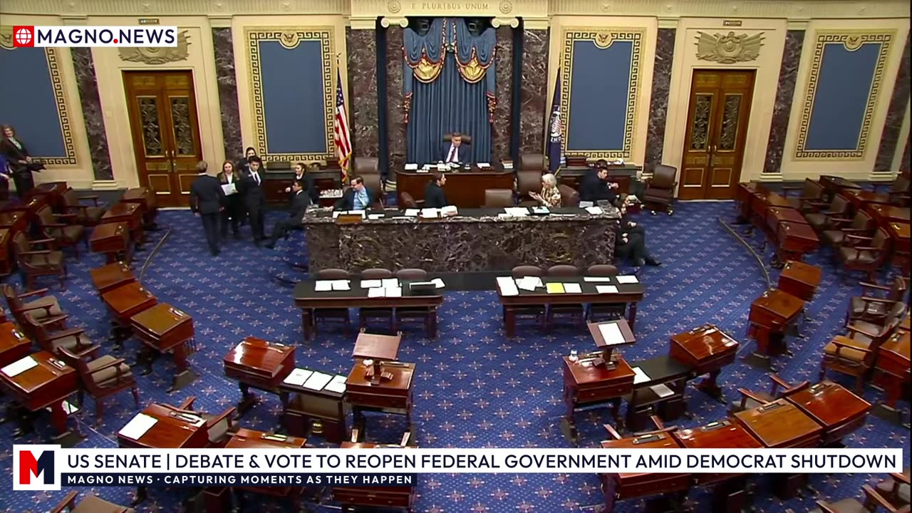 🇺🇸 Senate | Debate and Vote to Reopen Government after 38 Days of Democrat Shutdown [LIVE]