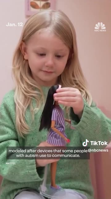 Mattel launches autistic Barbie doll carries a fidget spinner and avoids eye contact