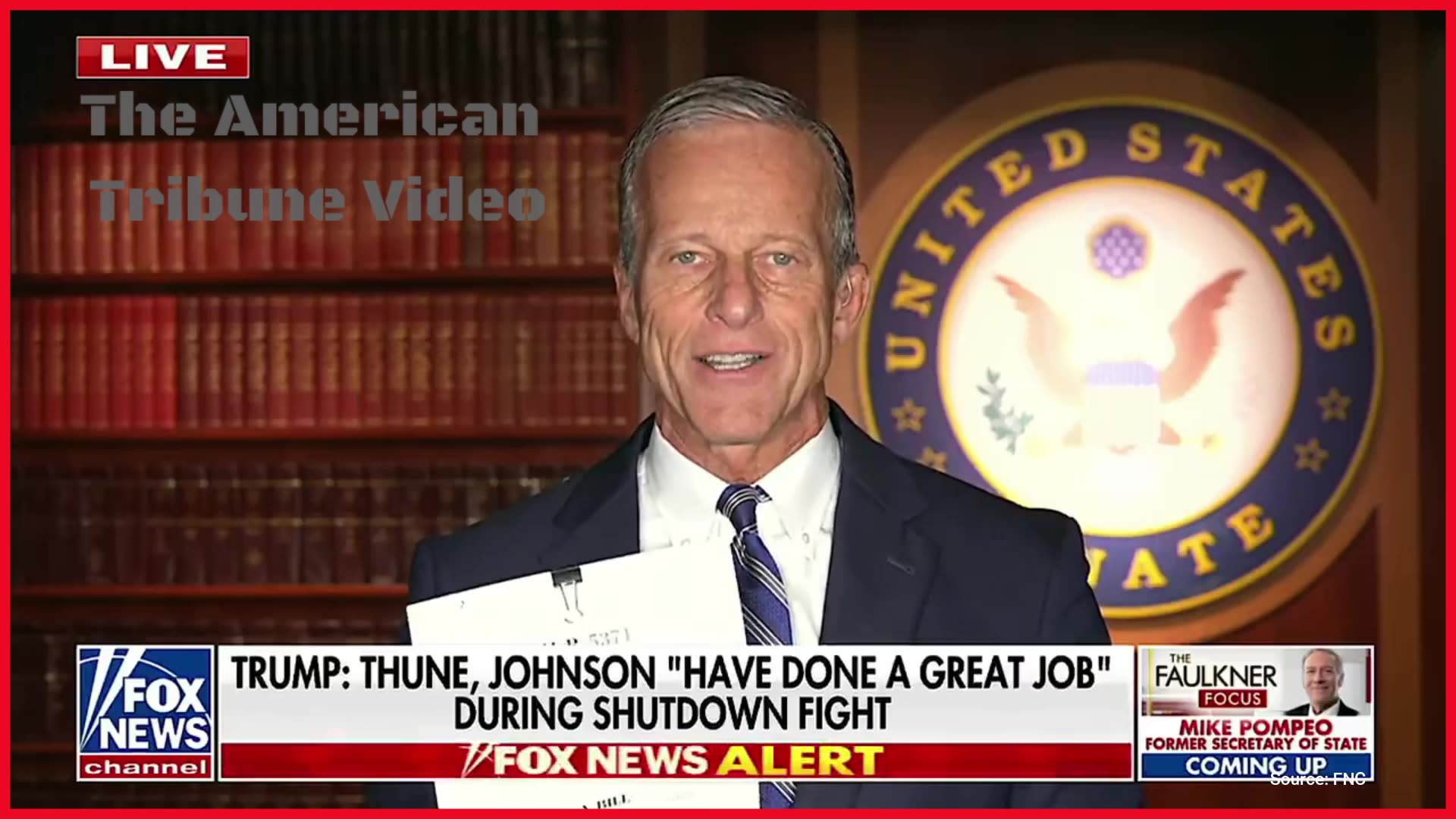 Senate Leader Says Major Progress Made in Ending Schumer Shutdown as Dems Defect in Disgust