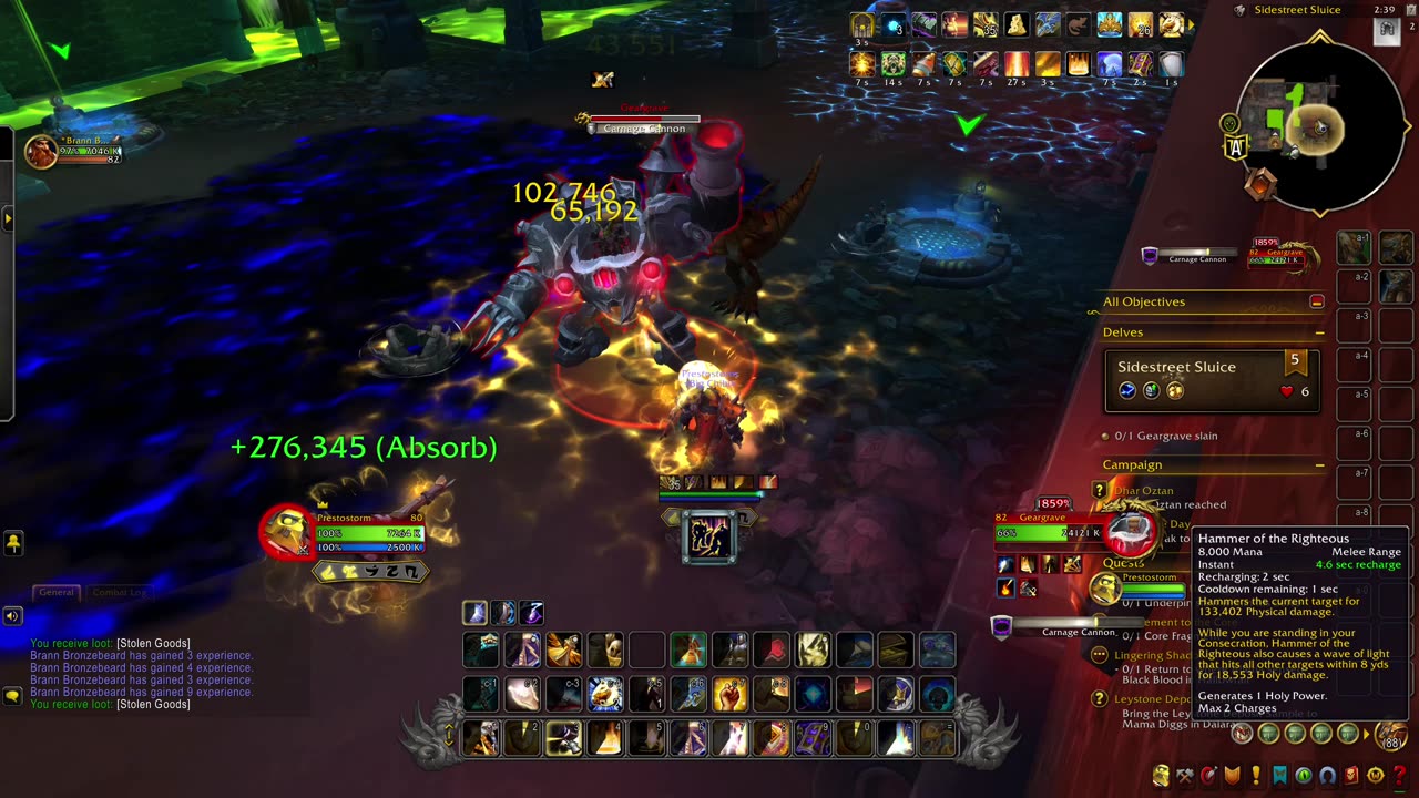 World of Warcraft Undermined Sidestreet Sluice Level 5