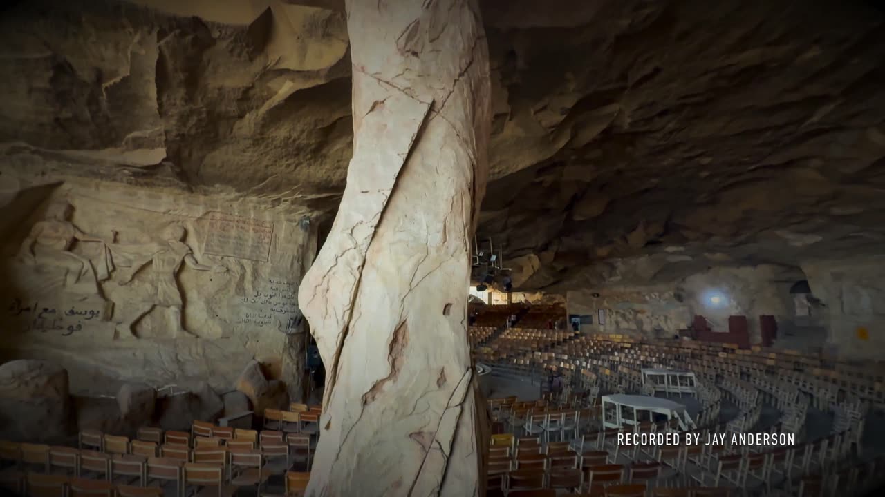 This Cave Church on the outskirts of Cairo, accessible only through navigating