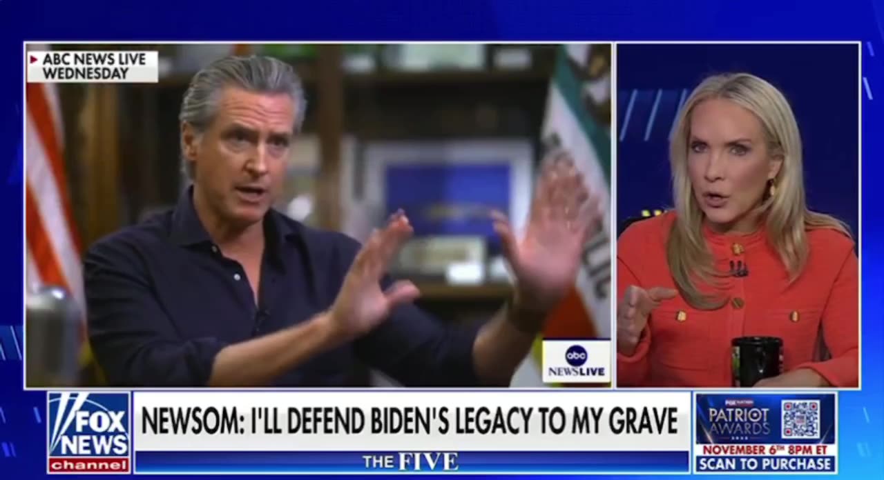 Newsom Continues to Praise and Defend Biden (and More)
