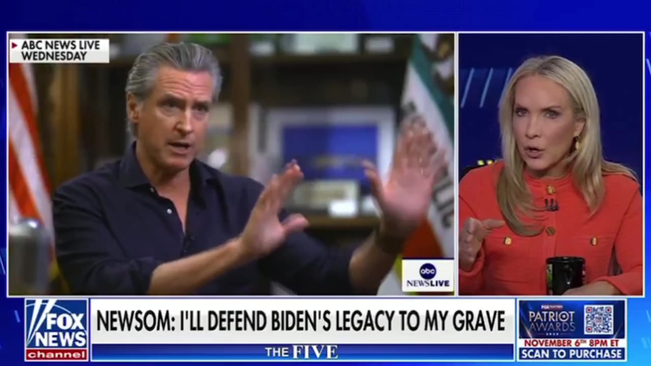 Newsom Continues to Praise and Defend Biden (and More)