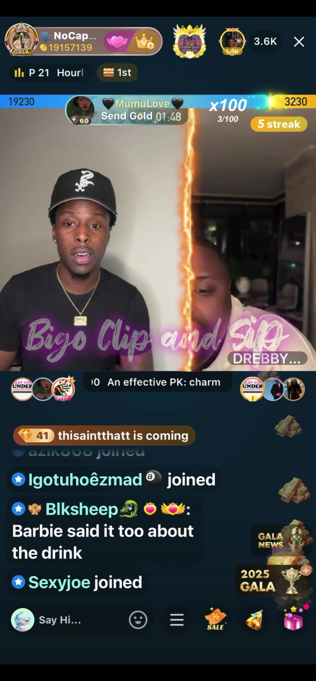 NoCap says DreBaby tried to drug him at club 11/27/25 #bigoclipandsip