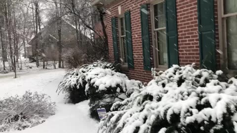 January 25, 2023 - Returning Home to a Snowy Scene