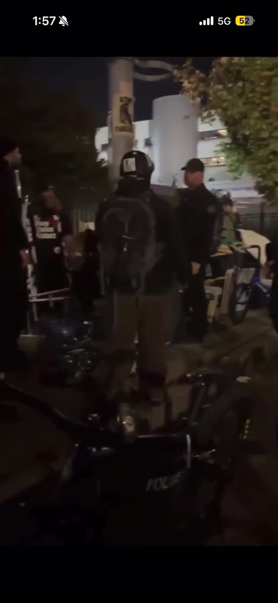 I spoke to this officer about the “optics” of Antifa running the city police.