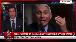 Fauci Escorted To CIA Headquarters Without Official Record