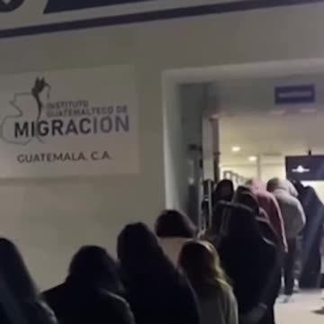 Guatemala receives their first plane of newly deported illegal migrants from the USA