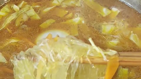 Easy 5 Minutes Sotanghon Recipe #shorts #food #recipes #5minutes #cooking