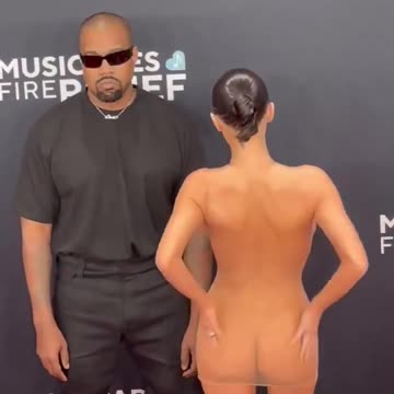 Kanye West and Bianca Censor attend the 67th #GRAMMY Awards 🌟 #GRAMMYs