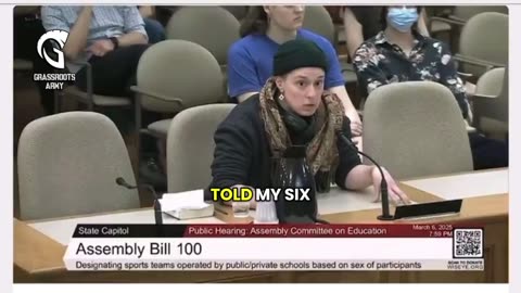 Teacher in Wisconsin. She/they/him spent 2 minutes talking about her pronouns
