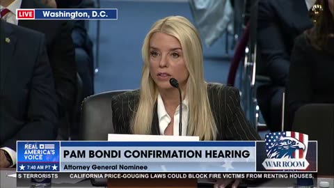 BONDI GRILLED IN CONFIRMATION HEARING