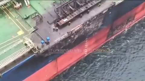 🇷🇺 ⚔️ The tanker URSUS MARITIMUS was attacked by Ukrainian kamikaze drones