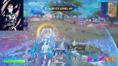 Fortnite Blitz Royale Victory Crown with Miku