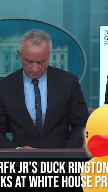 RFK Jr.'s Duck Ringtone Quacks at White House Presser