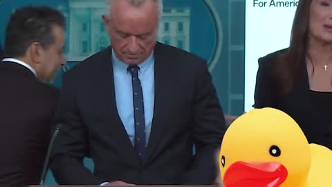 RFK Jr.'s Duck Ringtone Quacks at White House Presser