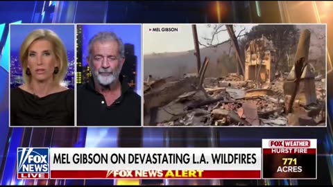 Mel Gibson Speaks On LA Fires During Fox News Interview