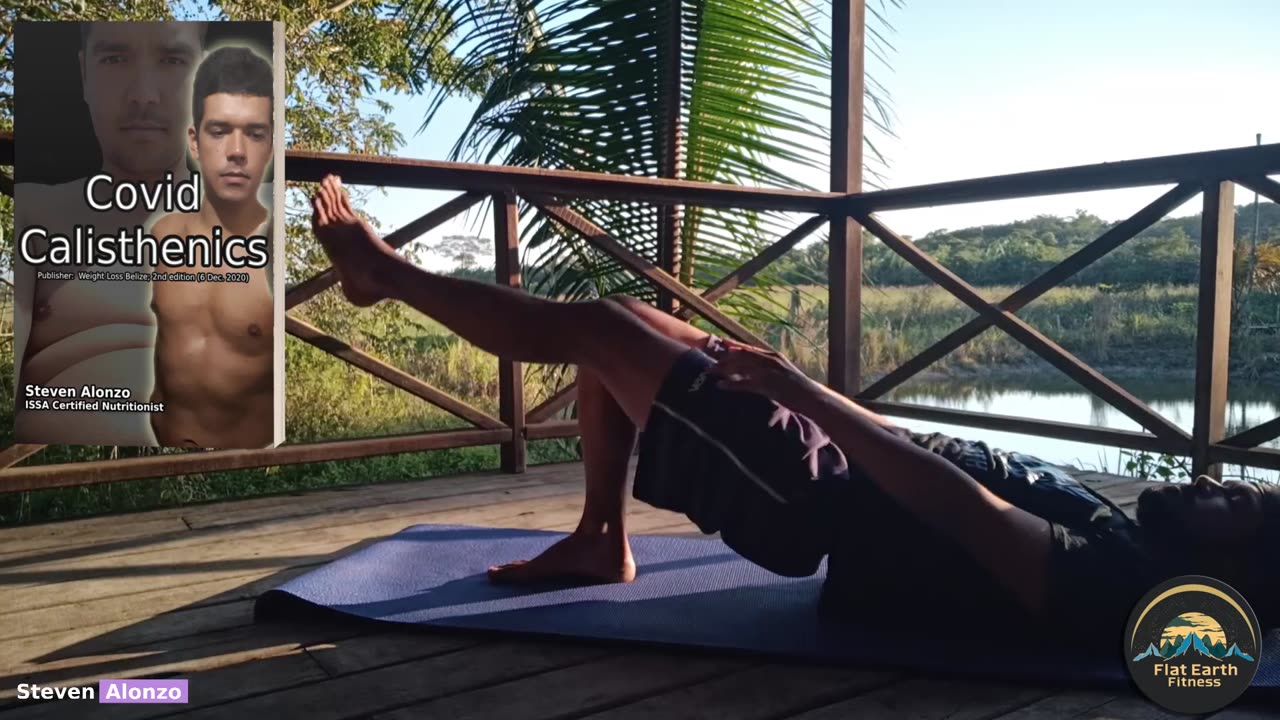 Calisthenics Day 1 Leg Routine: Single Leg Glute Bridge Hold
