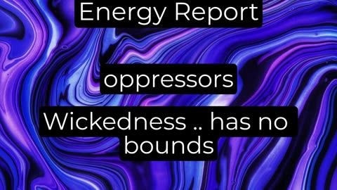 ENERGY REPORT - beginning January 10