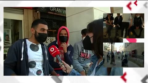 Hemeroteca España: Los inmigrantes entrando durante la crisis del COVID