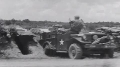 Vietnamese & U.S. Paratroopers Together (1965 Original Black & White Film)