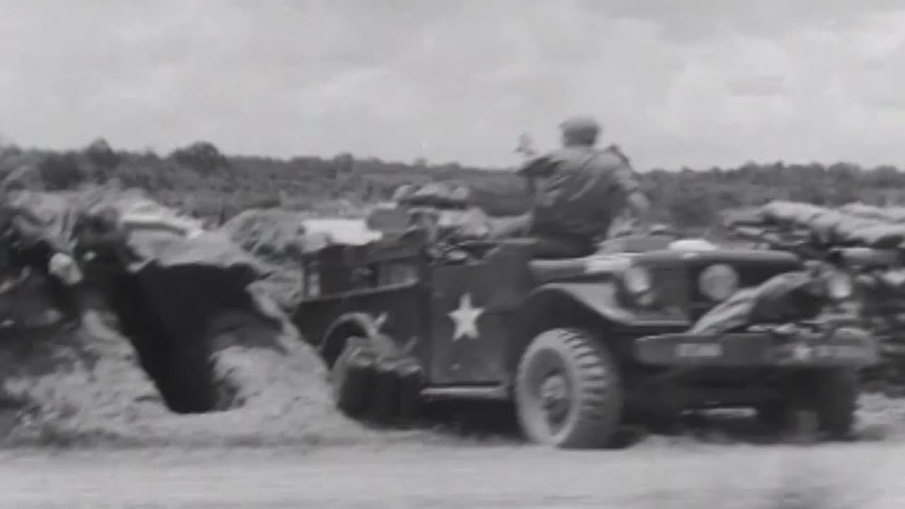 Vietnamese & U.S. Paratroopers Together (1965 Original Black & White Film)