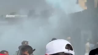 Security forces deploy tear gas on Gen Z anti-government protesters attempting to breach