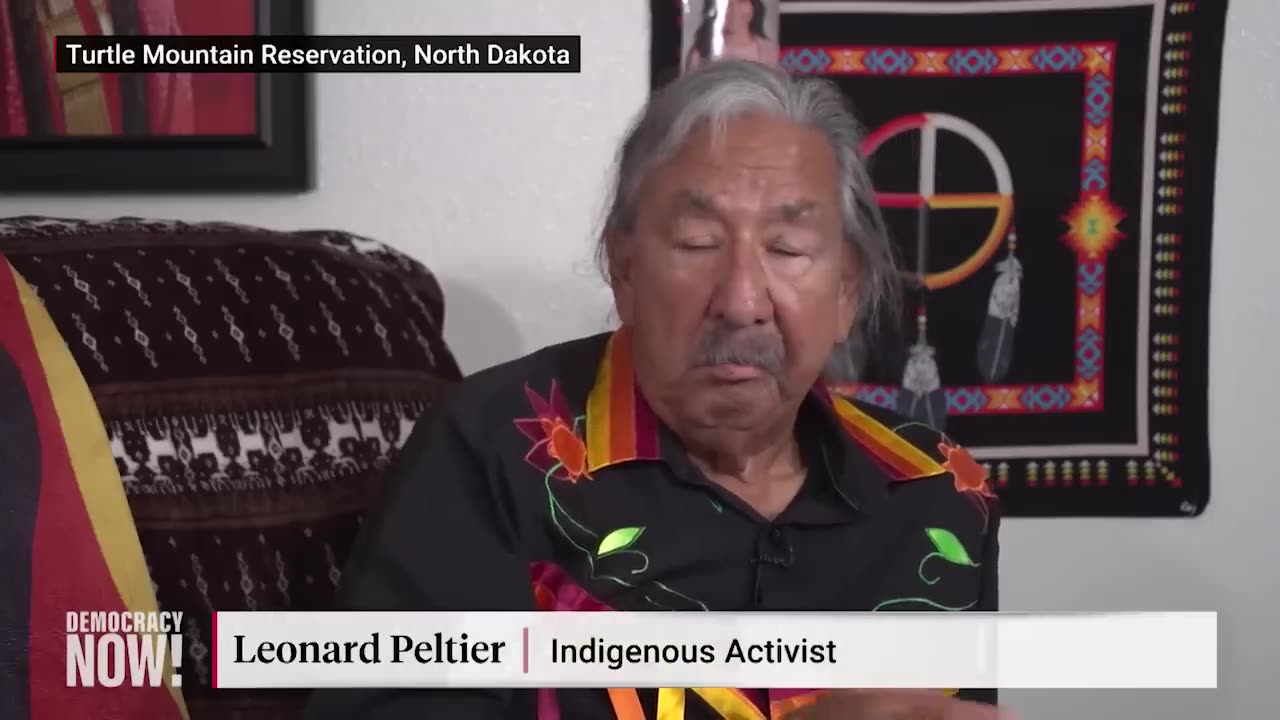 “I Am Finally Free!”: Indigenous Leader Leonard Peltier Released After Nearly 50 Years Imprisoned