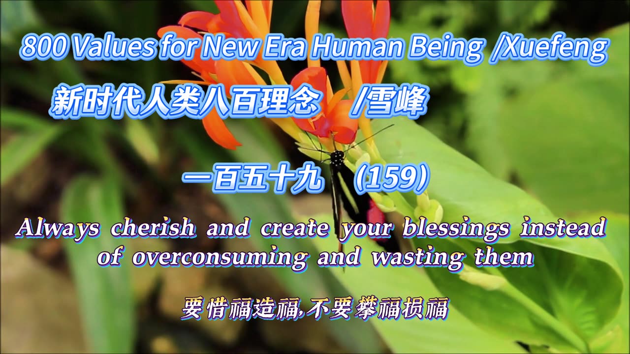 800 Values for New Era Human Being（159）